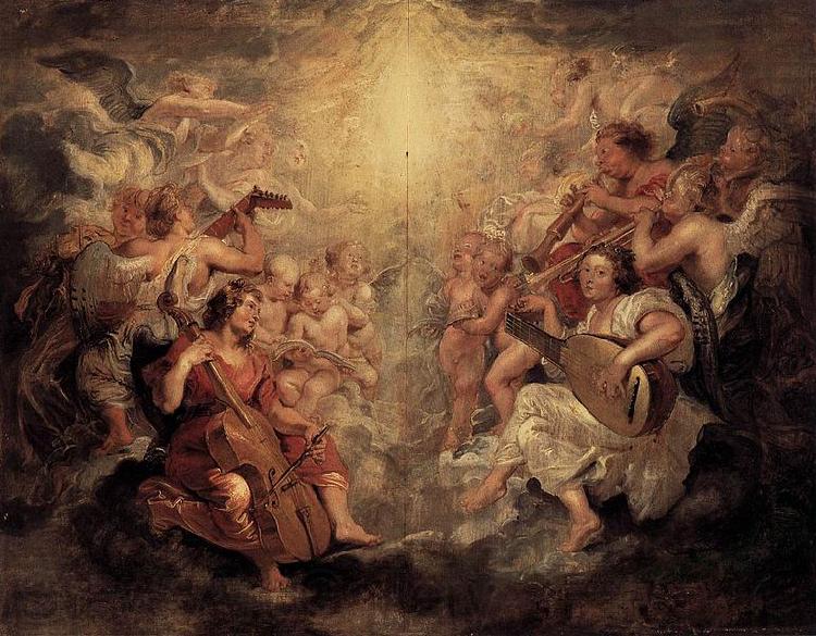 Peter Paul Rubens Music Making Angels